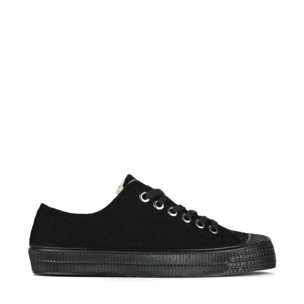 Black Novesta S.M.Felt / 615 Women's Flat Shoes | EAEtiEhnlxM