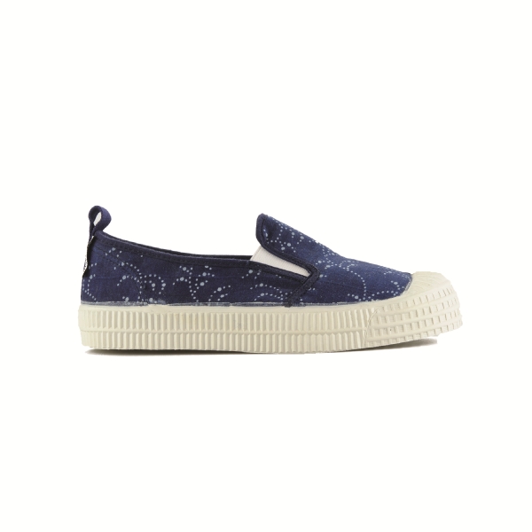 Blue Novesta Slip on Kid print Kids' Sneakers | EPGMzRvhxMt