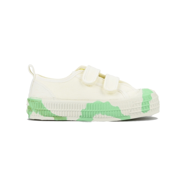 Light Yellow Novesta S.M.Kid Vel.Duo 10 Wht / 580 Grn Kids' Sneakers | MoVTLLYxv8F