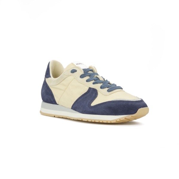 Navy / Beige Novesta Marathon Men's Running Shoes | NDYQAxgxaNd