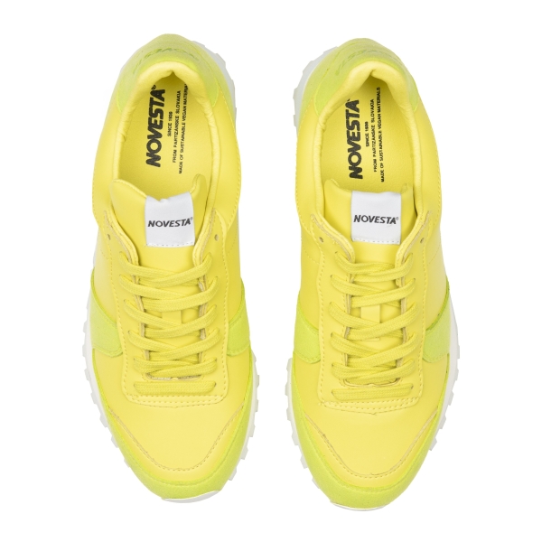 Yellow Novesta Marathon Vegan Trail Al Men's Running Shoes | 9RAFR7cEWSD